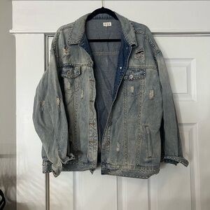 POL Studded Denim Jacket
